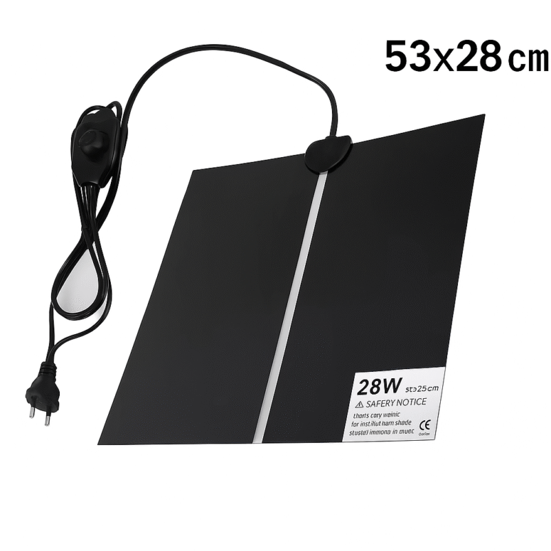 Manta calefactora para reptiles con temperatura ajustable – 5W / 14W / 28W - Imagen 3