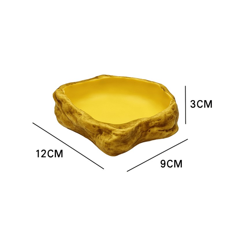 Cuenco de resina para reptiles – 12x9x3 cm - Imagen 2