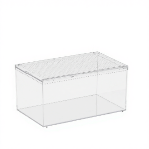 Terrario acrílico ecológico para reptiles y anfibios – 40x25x20 cm